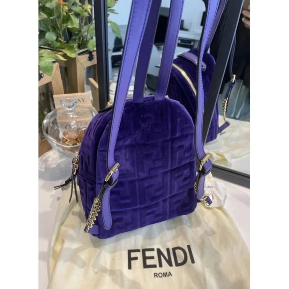 Fendi mini velvet backpack - Picture 16 of 16